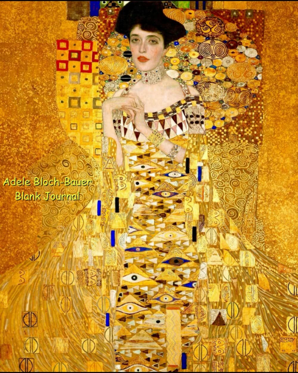 Adele Bloch-Bauer 8×10″ Journal/Notebook 200 Ruled Blank Pages Diary Klimt Art