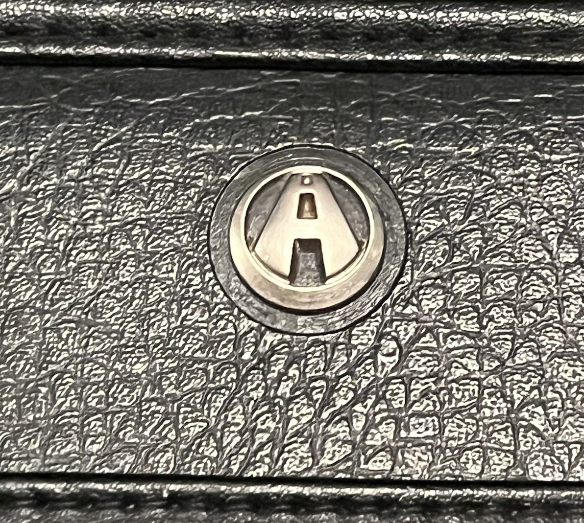 Vintage Avenues America Planner Black Leather Organizer ZipFolio Tuscany Style