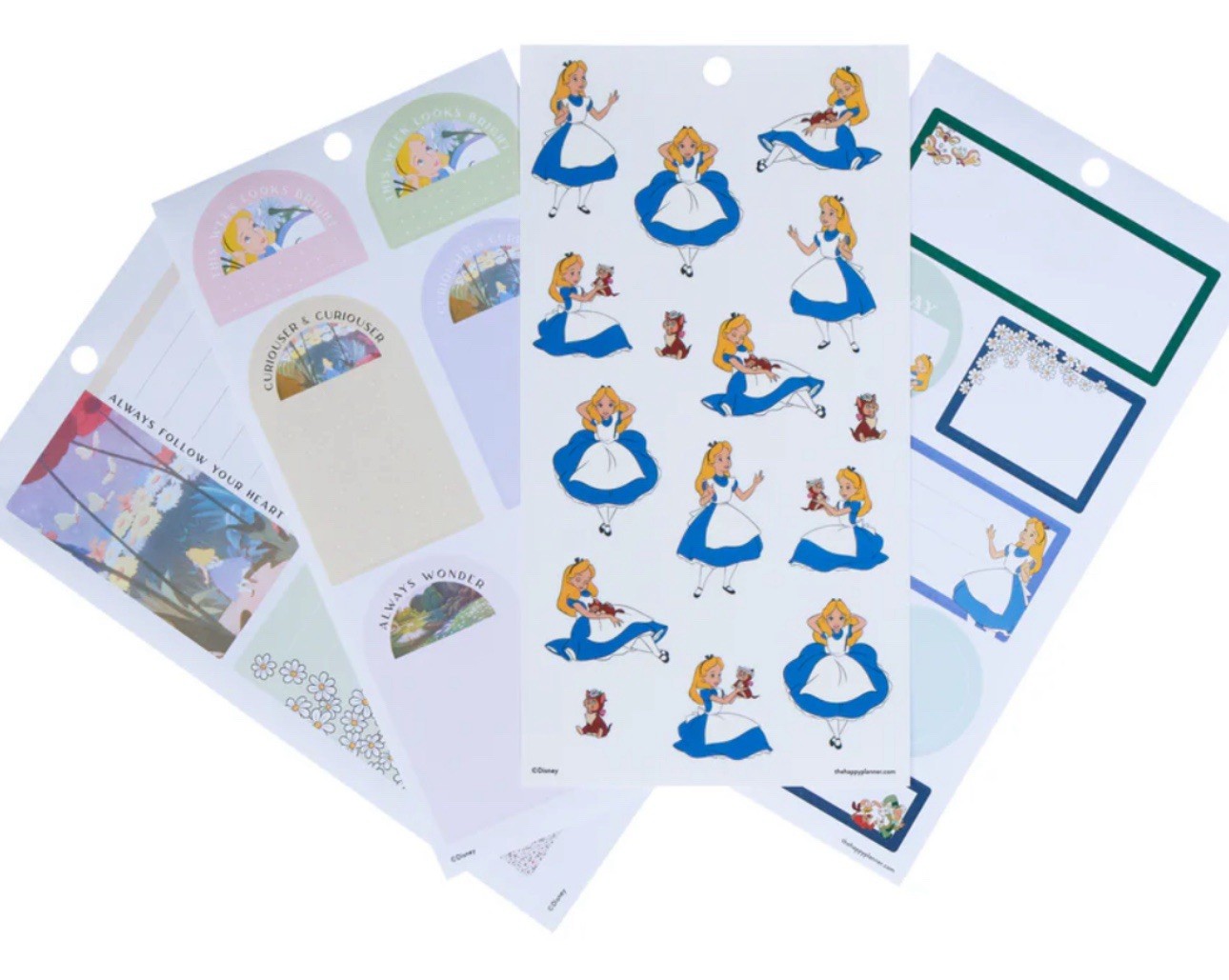 Happy Planner Disney Alice in Wonderland Curious BIG VALUE PACK STICKER BOOK NEW