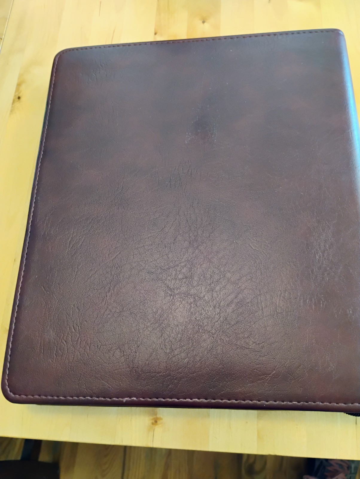 Time System A5 Leather Binder zip closure Pentel P225 Pencil CLEAN 1994 Planner