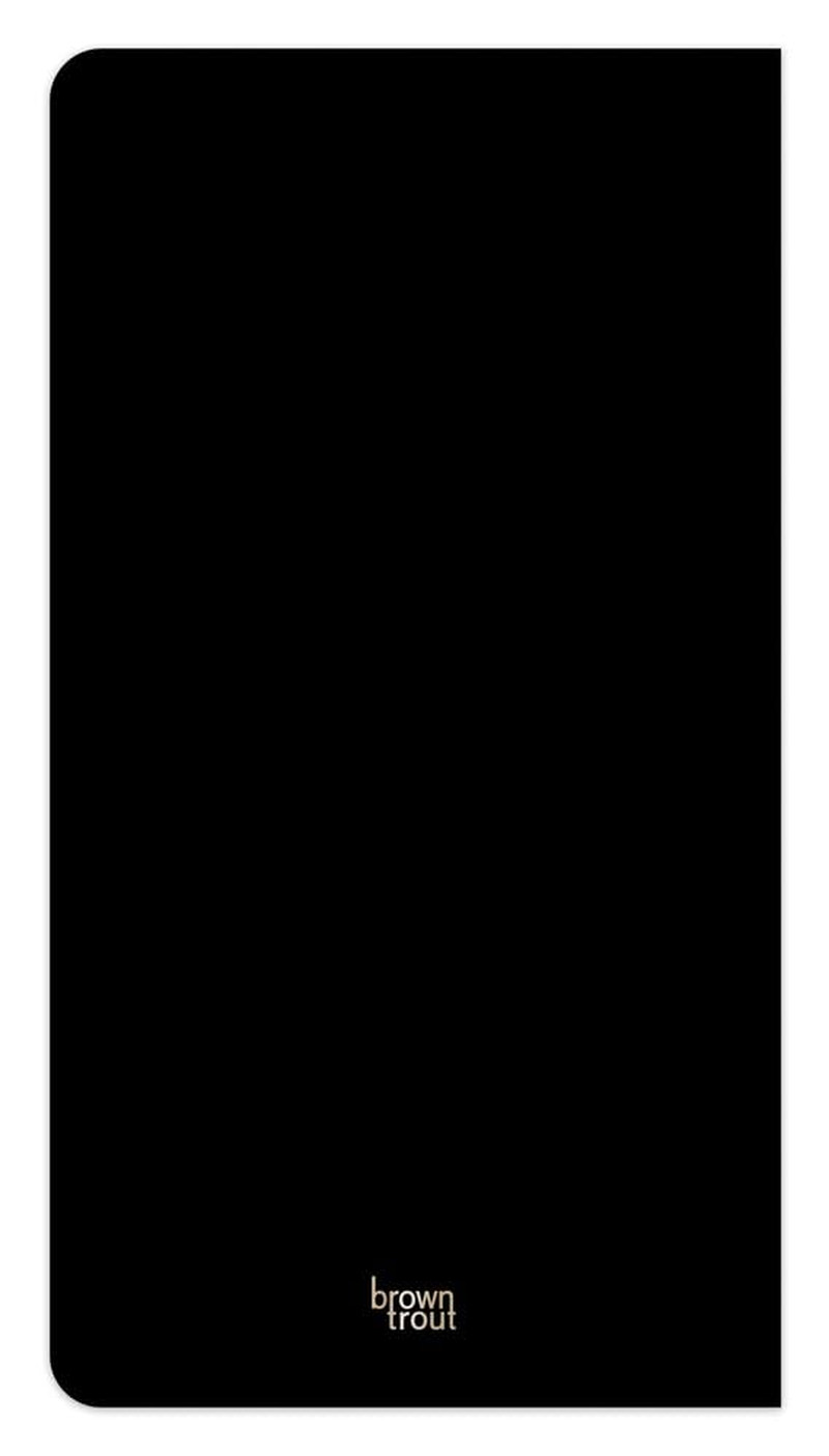 Viewpoint Black | 2026-2027 3.5 X 6.5 Inch Two Year Monthly Pocket Planner Calen