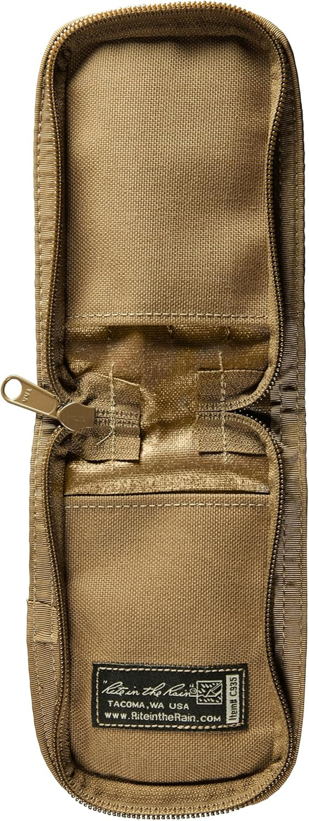 Weatherproof CORDURA Fabric Notebook Cover, 3″ X 5″, Tan Cover (No. C935)