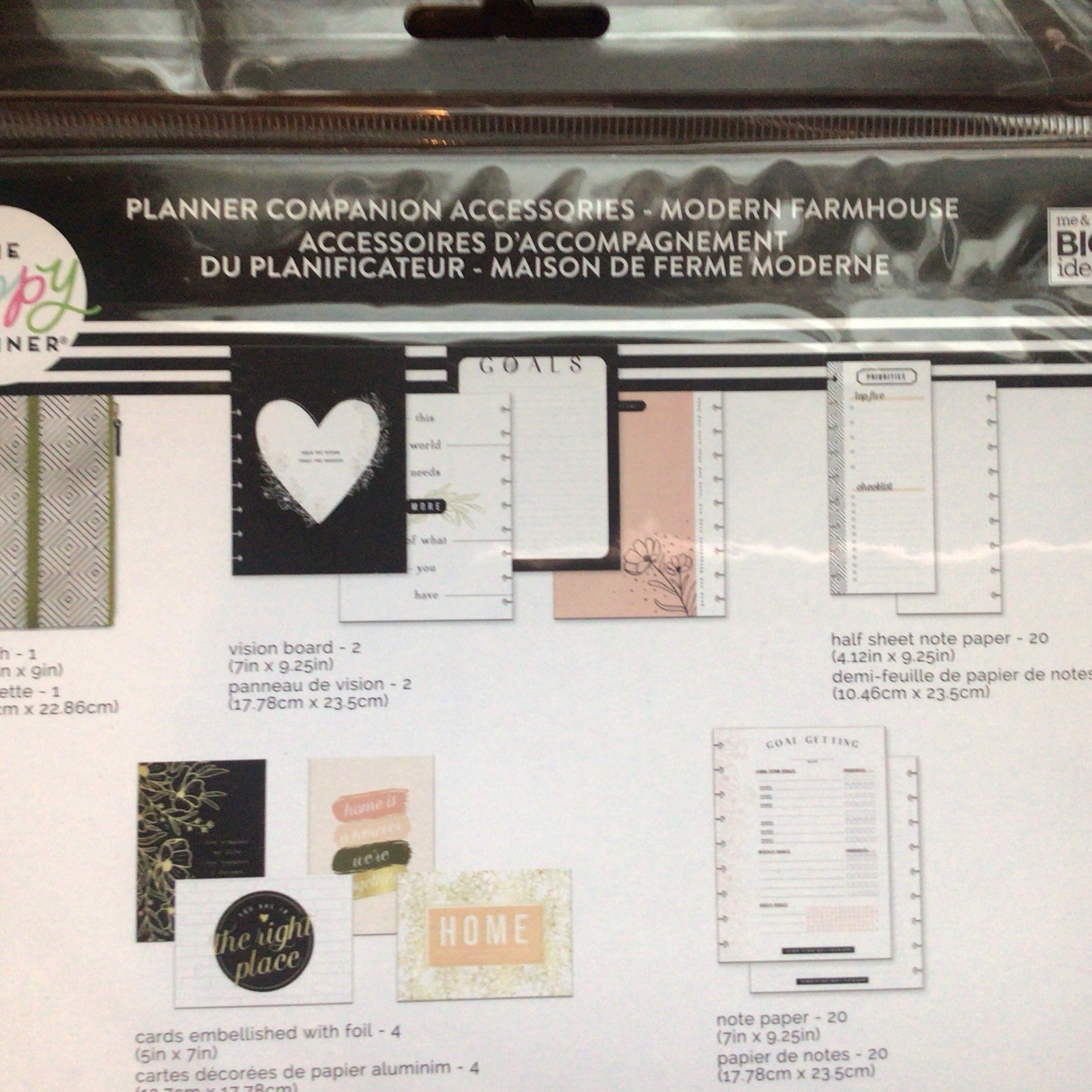 Happy Planner Modern Farmhouse Companion Accessories 151 Piece Bracelet Stickers