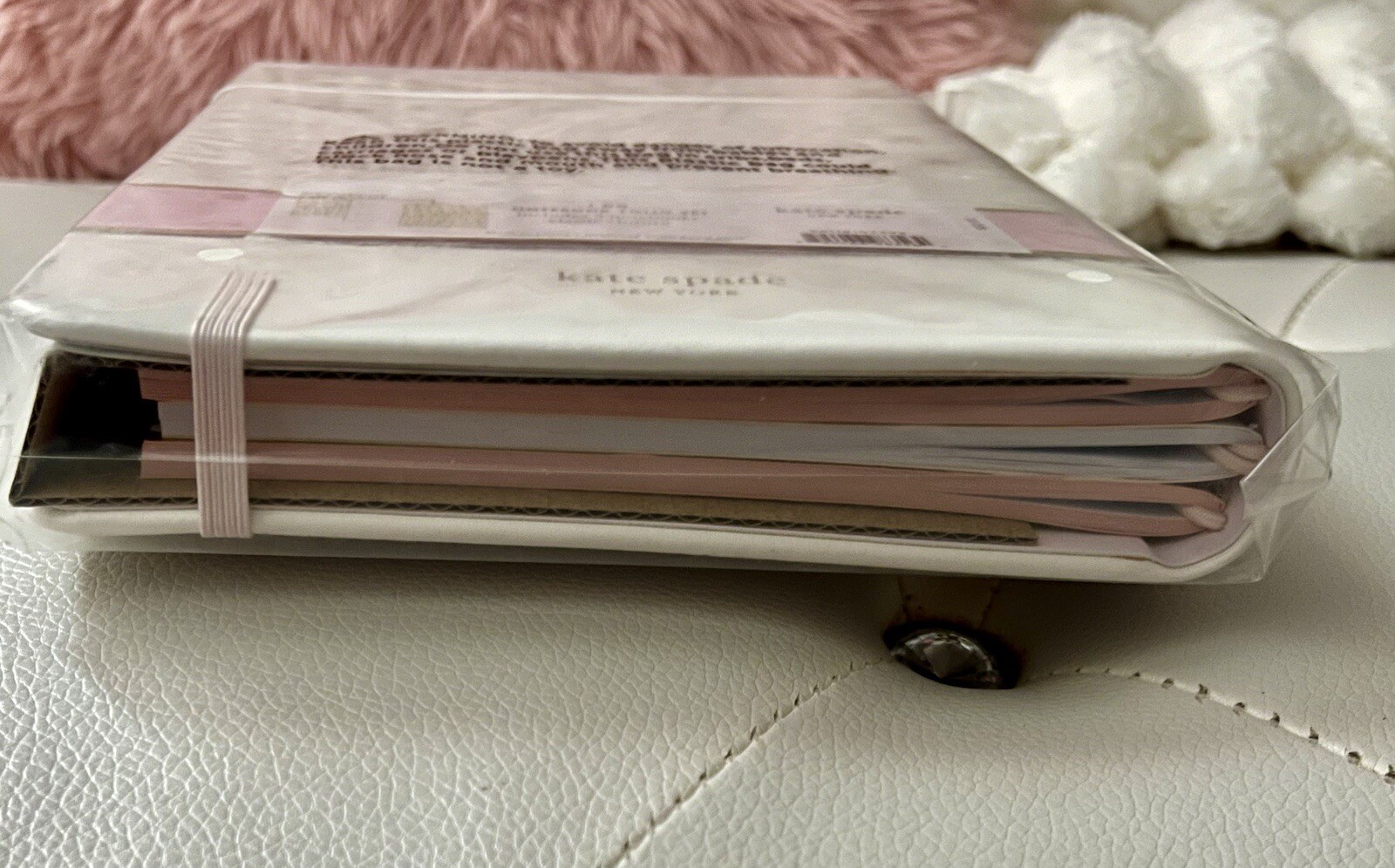 NEW Kate Spade Bridal “I Do” Pink White Gold Notebook Folio Set w/3 Notebooks