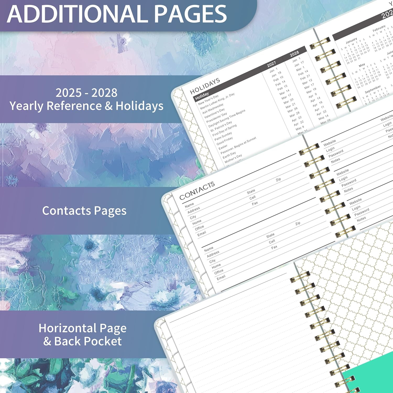 Monthly Planner 2025-2028, 3 Year Monthly Planner 2025-2028, JUL 2025-JUN 2028,
