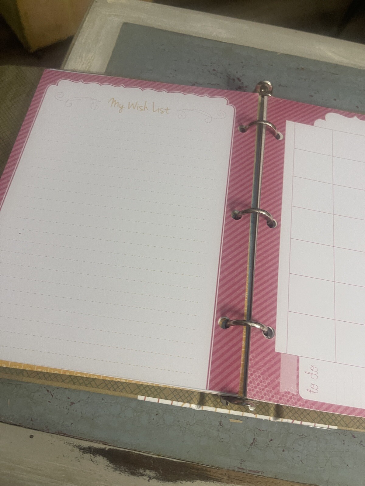 NEW 6.5″ x 8.5″ Budget Planner book 70 Pages NOT DATED 3 Ring