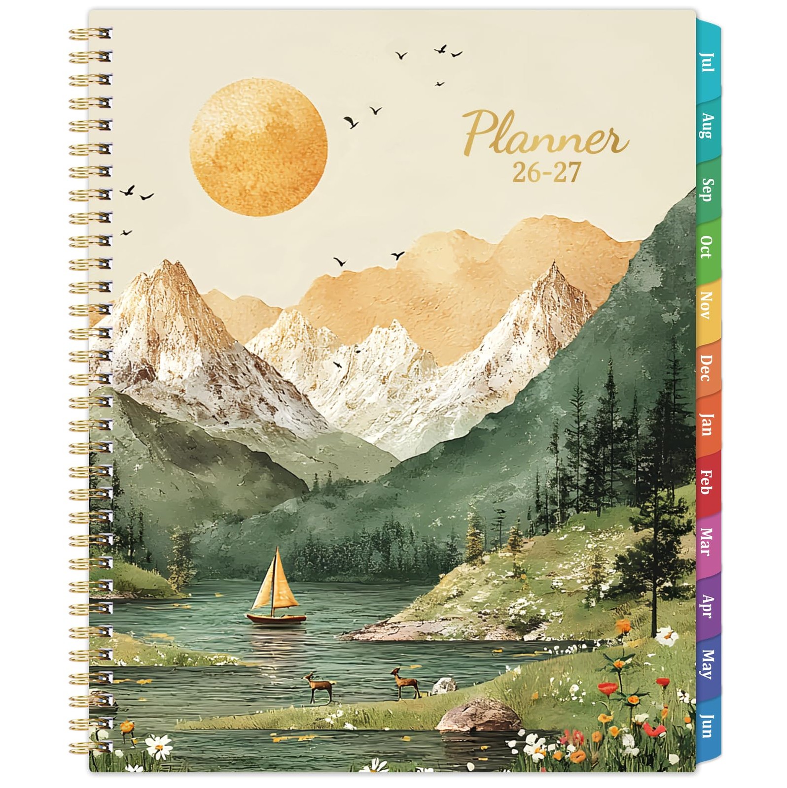 Planner 2026-2027 – Academic Weekly and 8.5″ x 11″, Yellow