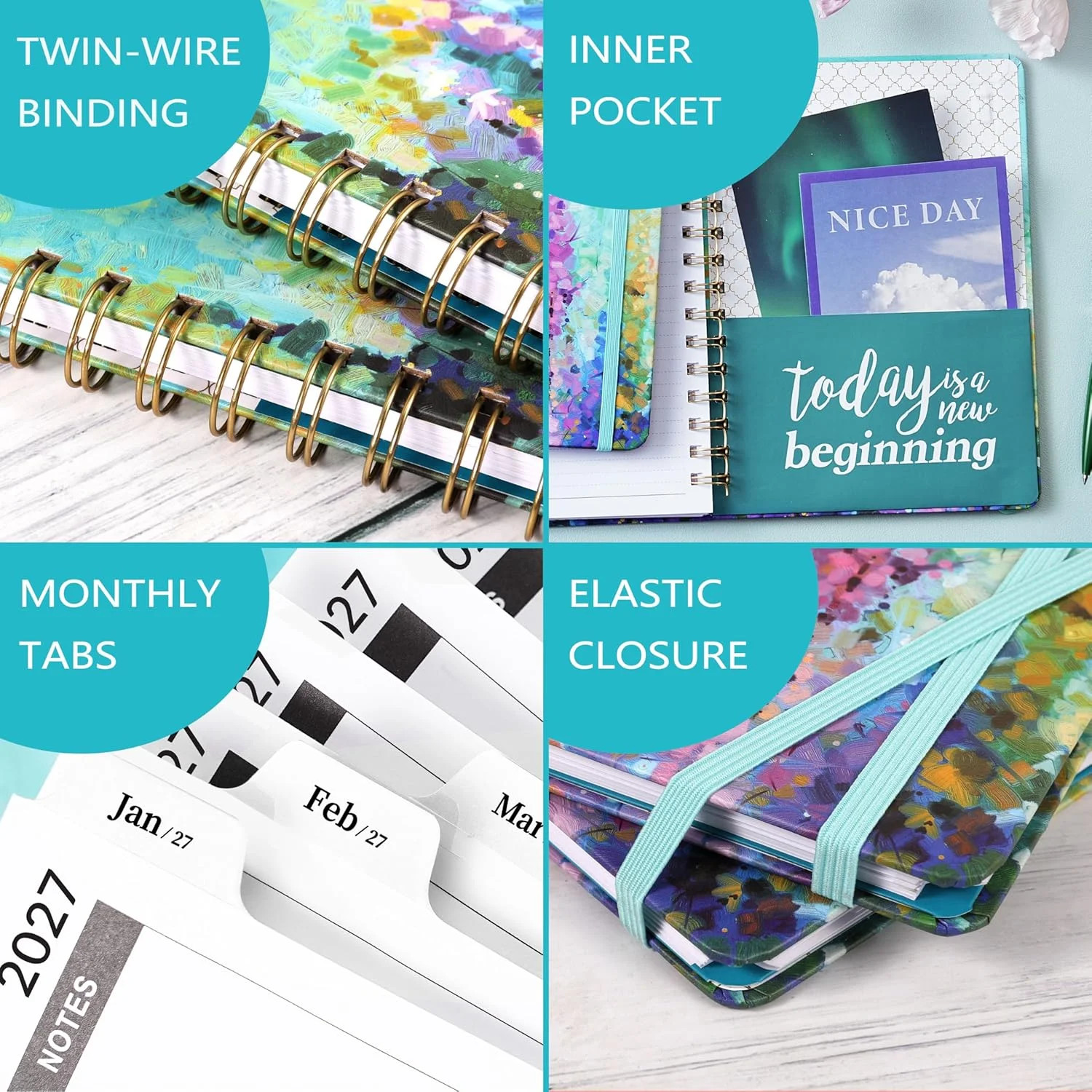 2026-2029 Monthly Planner – 3 Year Planner 2026-2029, July 2026 – June 2029, 8.3