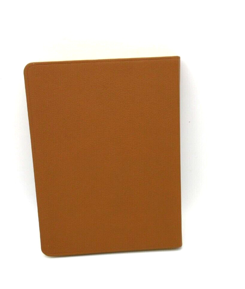 Journal 9″ Leather Softcover Graphic Image 224 UNLINED Pages NEW $105 TAN