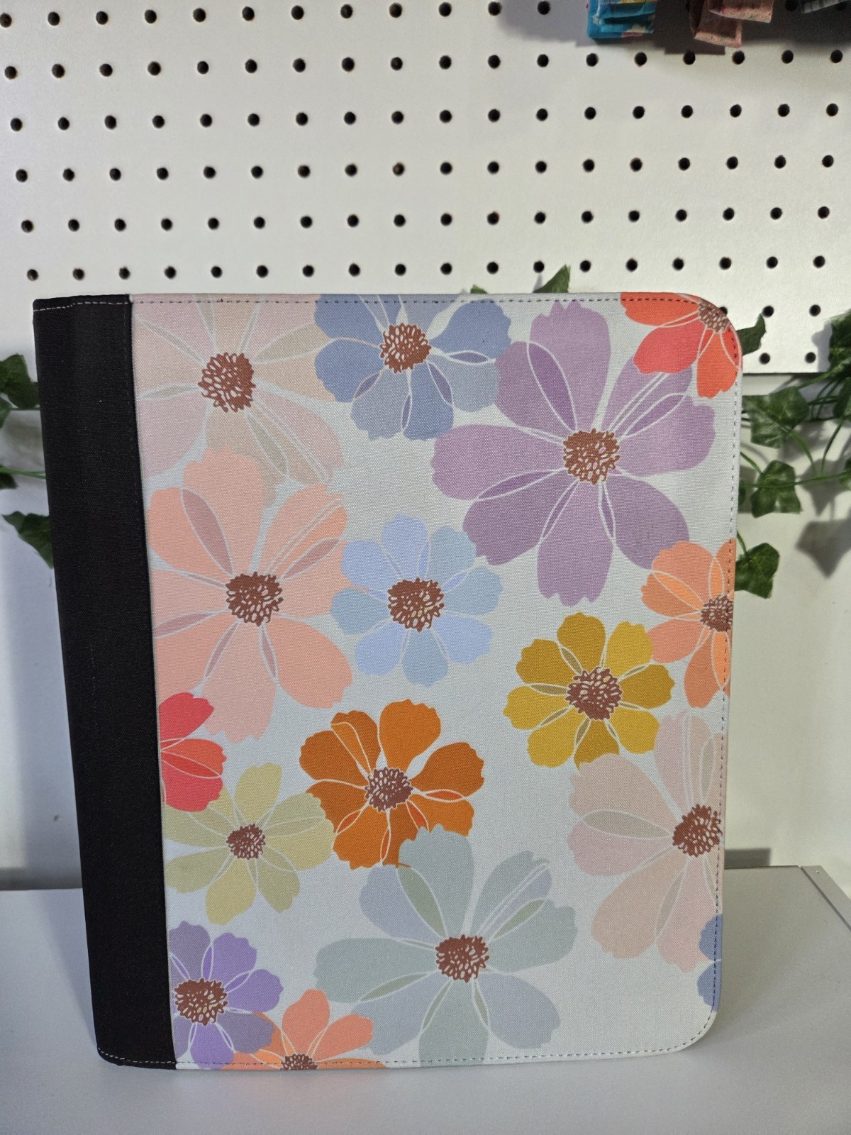 Erin Condren Standing Folio Colorful Cosmos premiun Zip Folio New