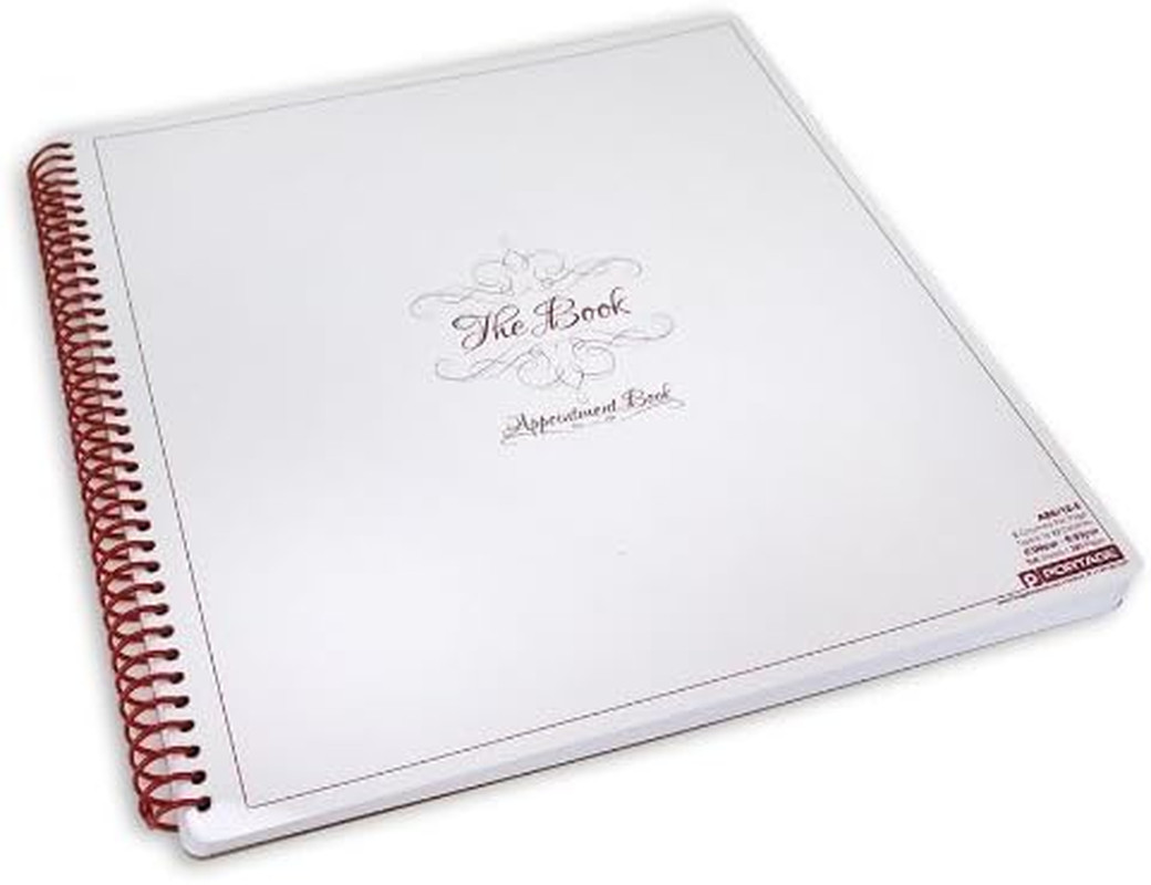 Notebook Planner, 6 Column Appointment Book – Large 12.75″ X 13.5″ Undated 2024