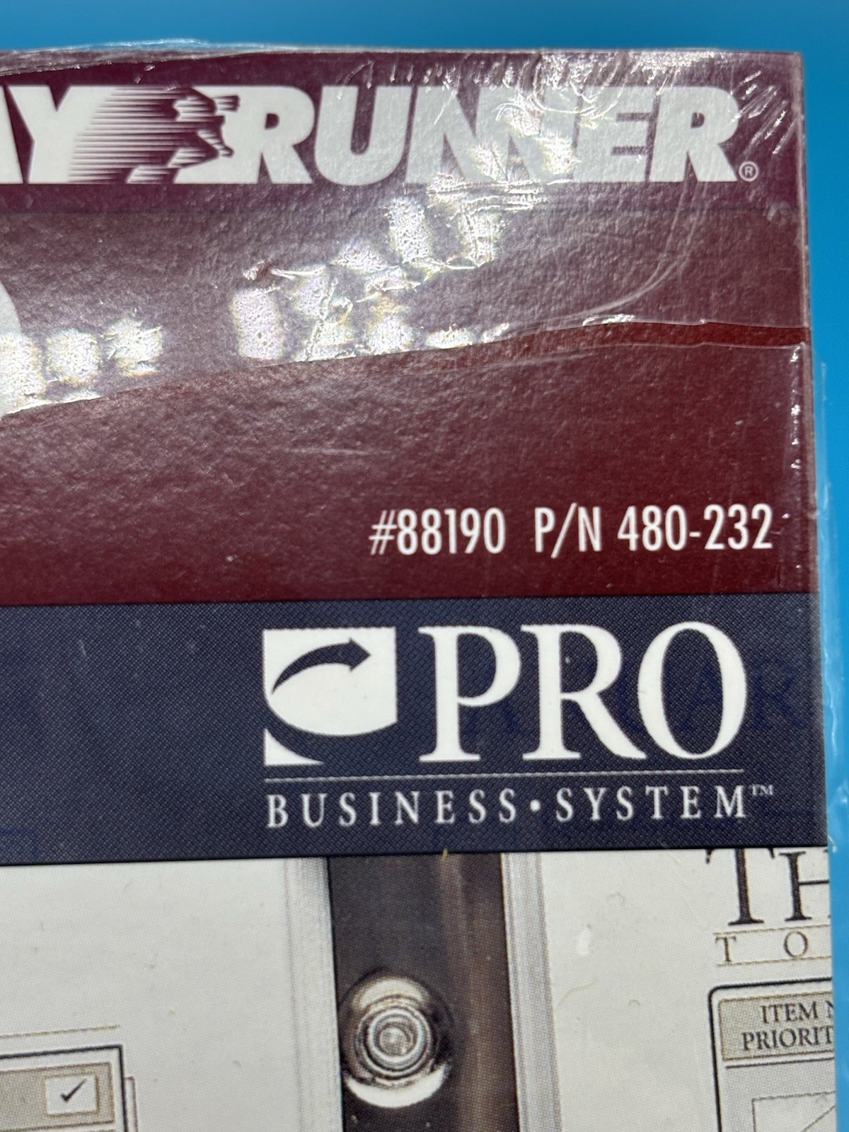 DAY RUNNER PRO Things To Do Pages #88190 NOS Pack 30 Sheets Sealed 7 Holes 1996