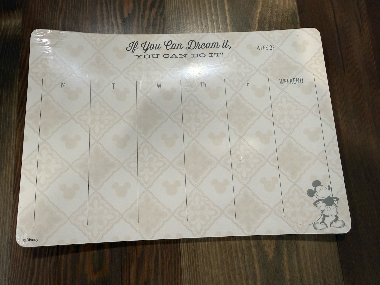 Mickey Mouse Weekly Planner Disney Homestead Collection 52 Sheets New Sealed