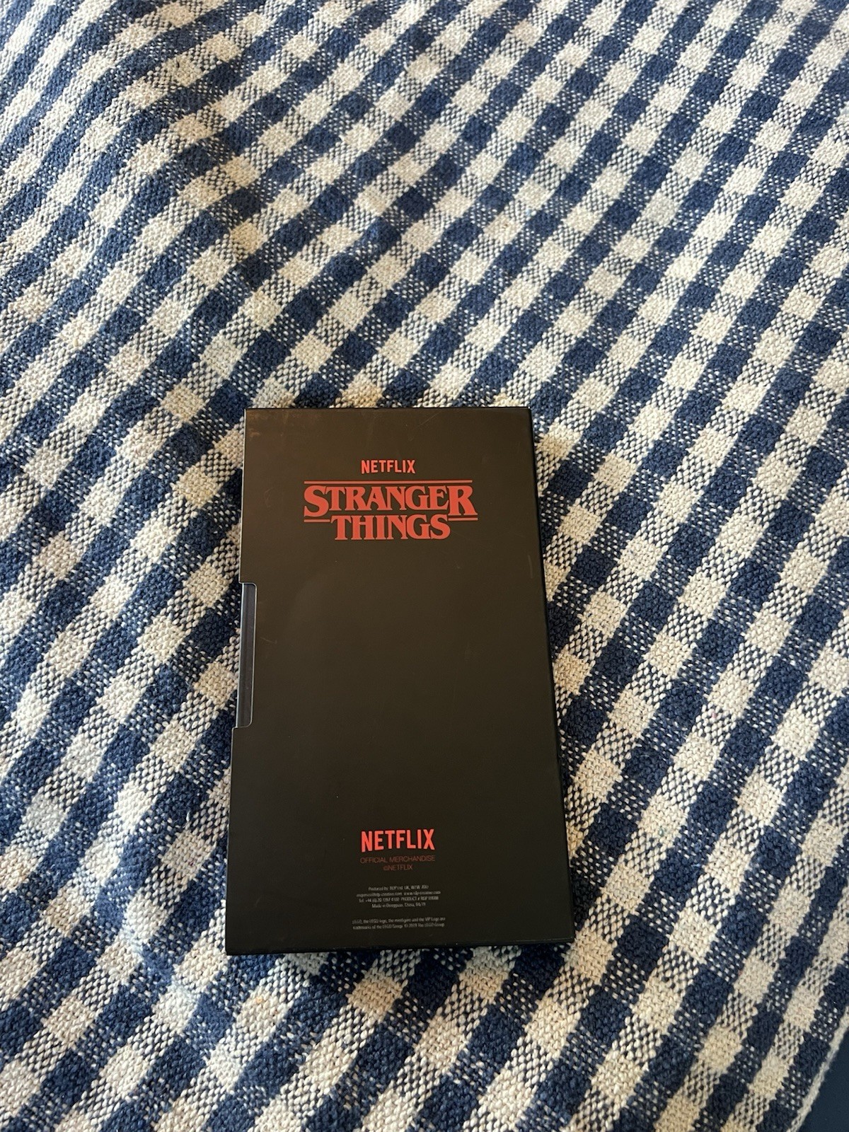 LEGO Stranger Things Notebook Sketch Book VHS Design VIP Exclusive