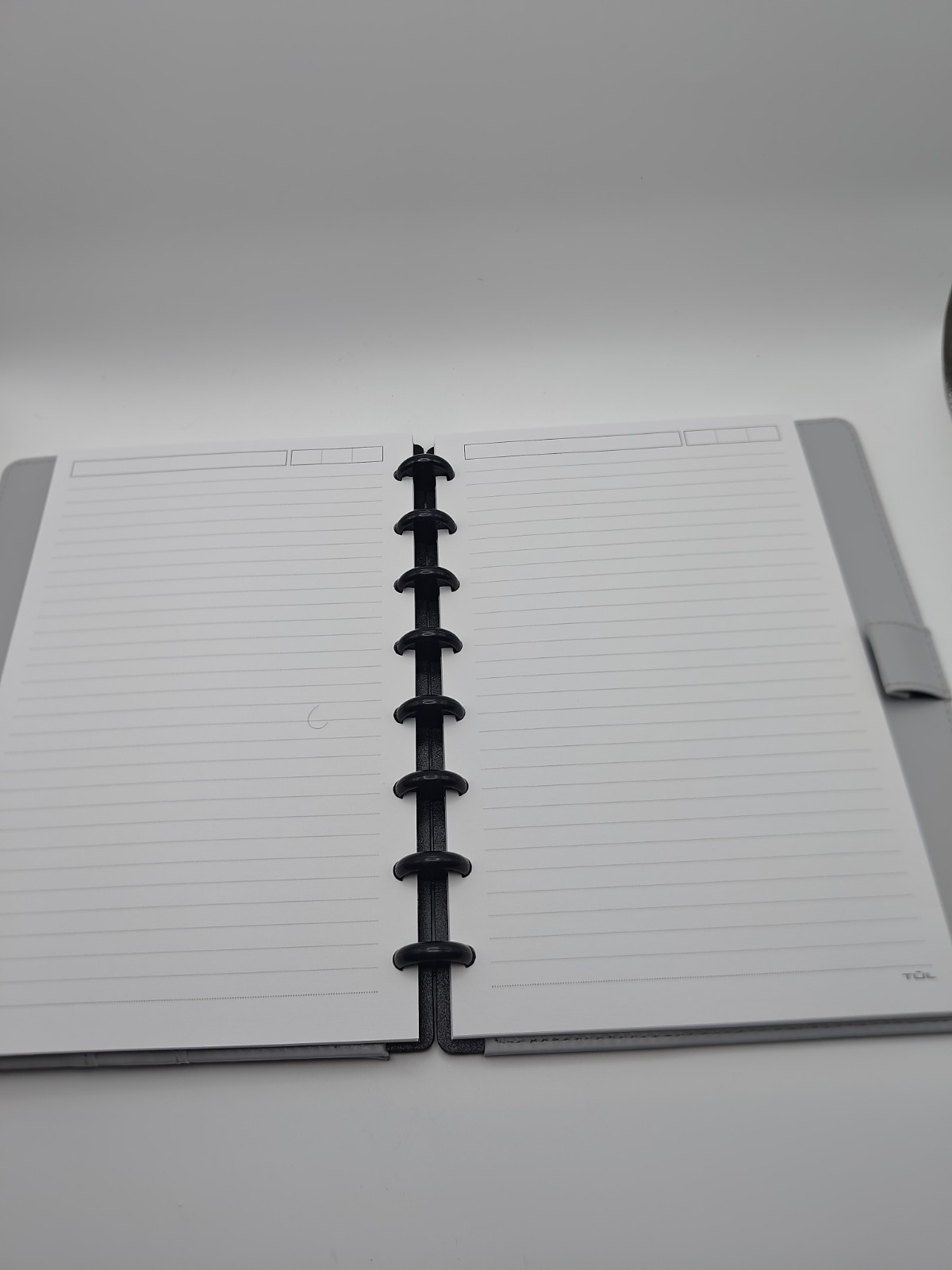 Grey TUL Charging Notebook V2 Now Open Box With Box Wireless Charging