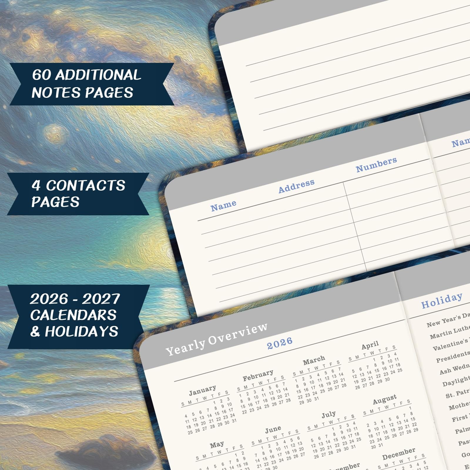 Pocket Calendar 2026-2027 – Pocket Planner 2026-2027 for Purse, Jul 2026 – Ju…