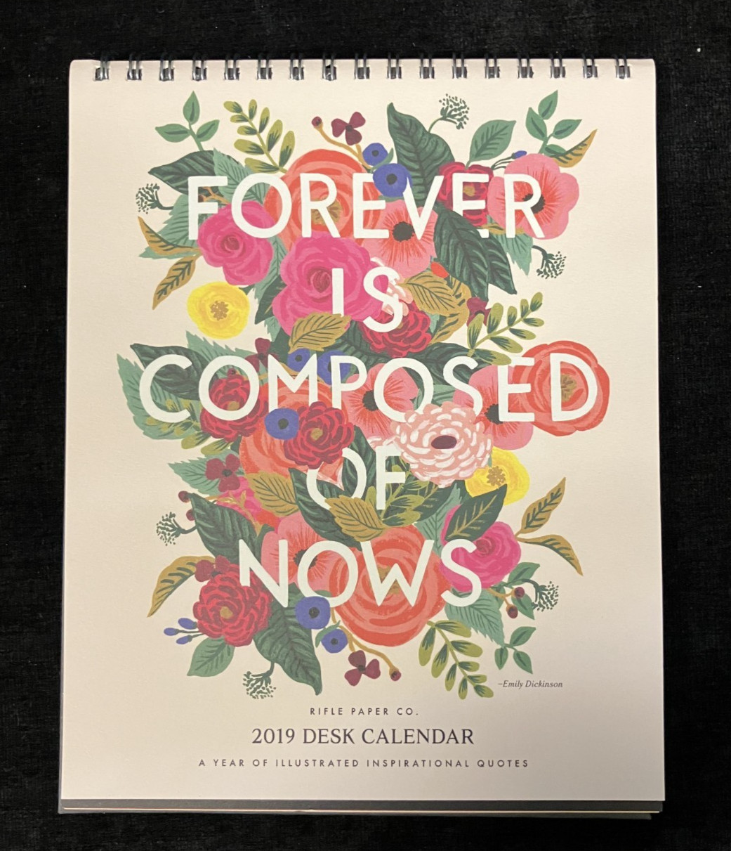 Rifle Paper Co – Illustrated quotes 2019 Desk Calendar – Great Art For Framing
