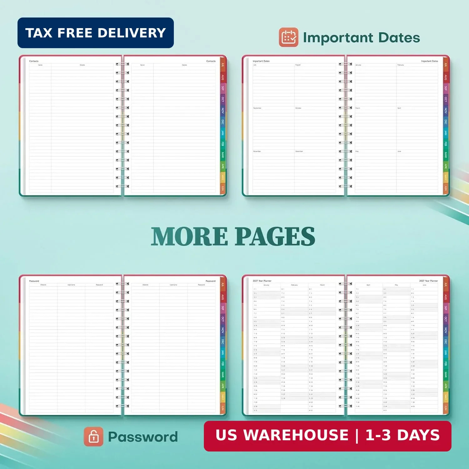Planner 2026-2027 Monthly and Weekly Academic Planner July 2026 – June 2027, Har