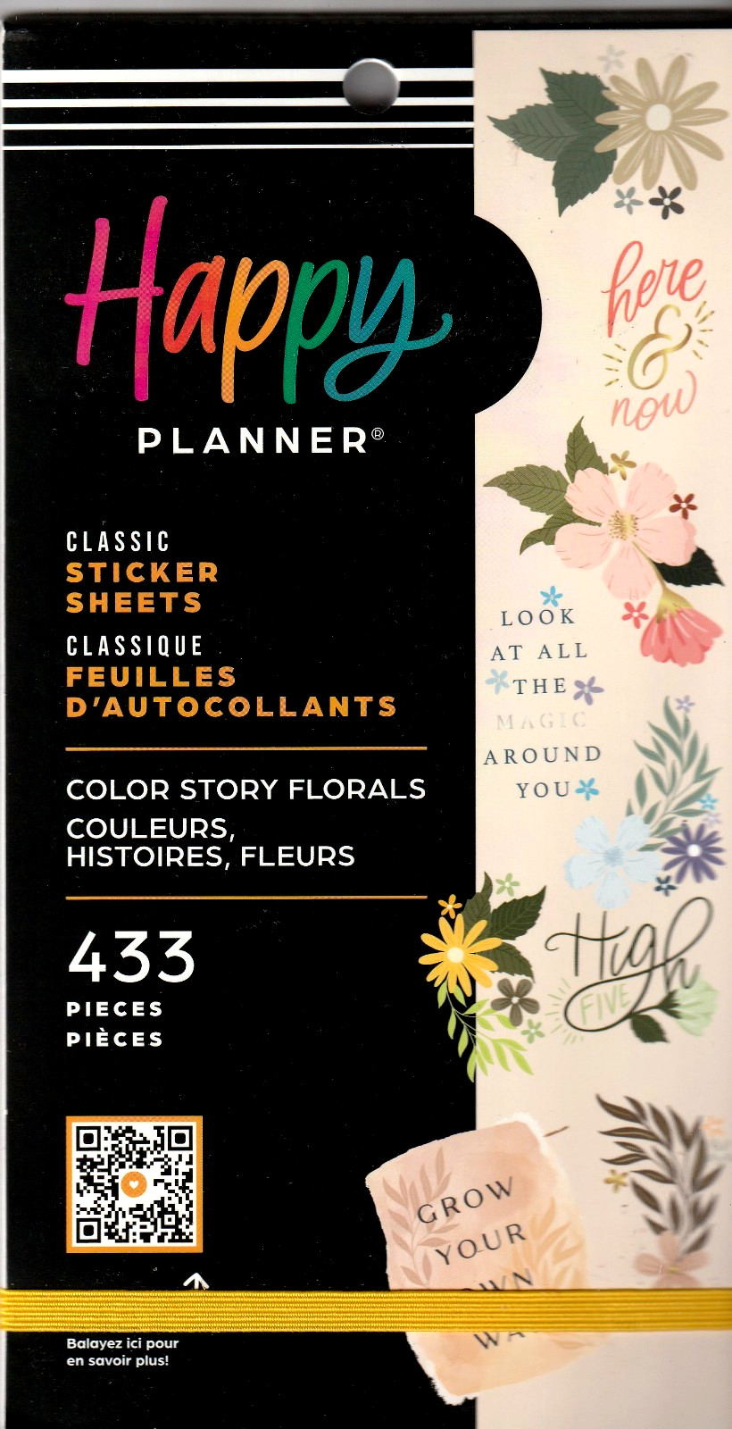 Happy Planner COLOR STORY FLORALS 433 Pieces – BRAND NEW 30 Pages of Stickers
