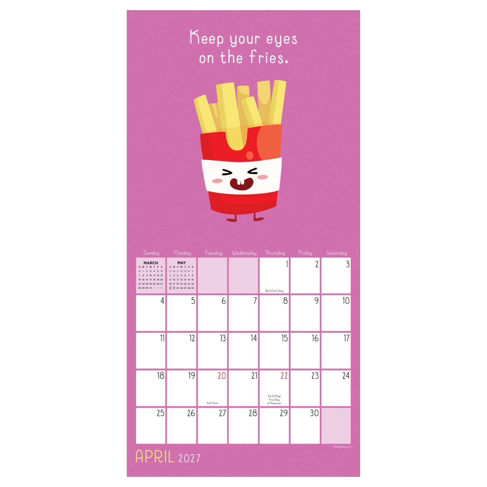 2027 Puns Mini Calendar