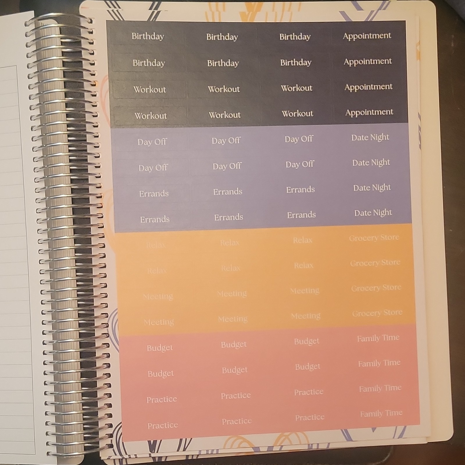 Colibri Paper Co 2026-2027 Calendar Weekly/Monthly Planner – The Works 8.5×11″