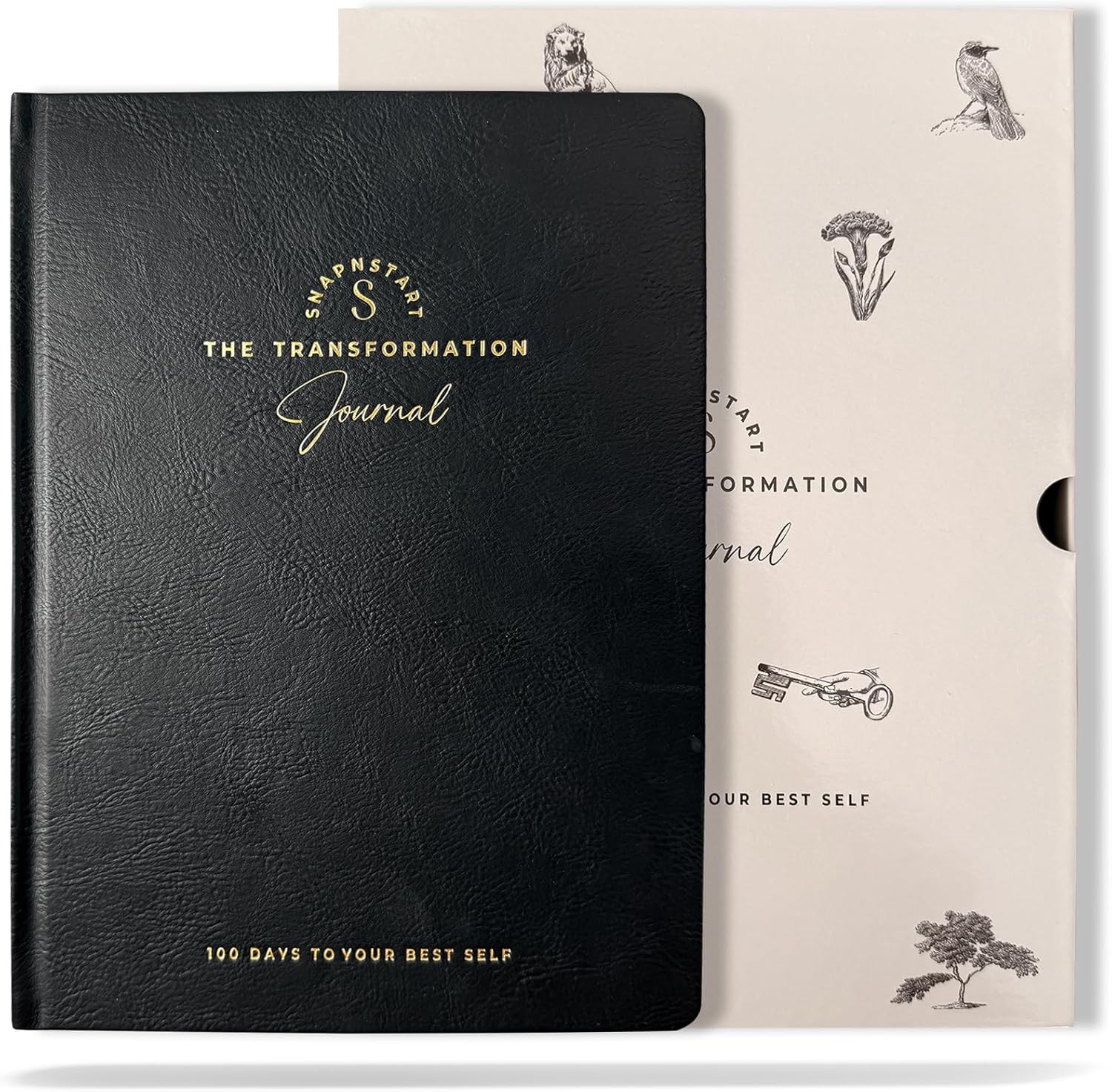 Transformation Journal – 100-Day Guided | Daily Prompts for Black