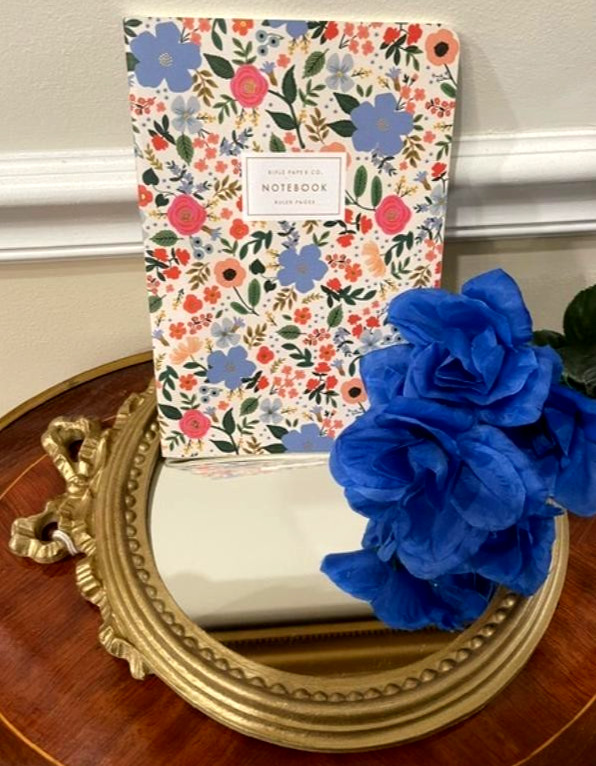 NEW! Rifle Paper Co Wild Rose Soft Cover Journal/Notes Saddle Stitch Ruled Pages