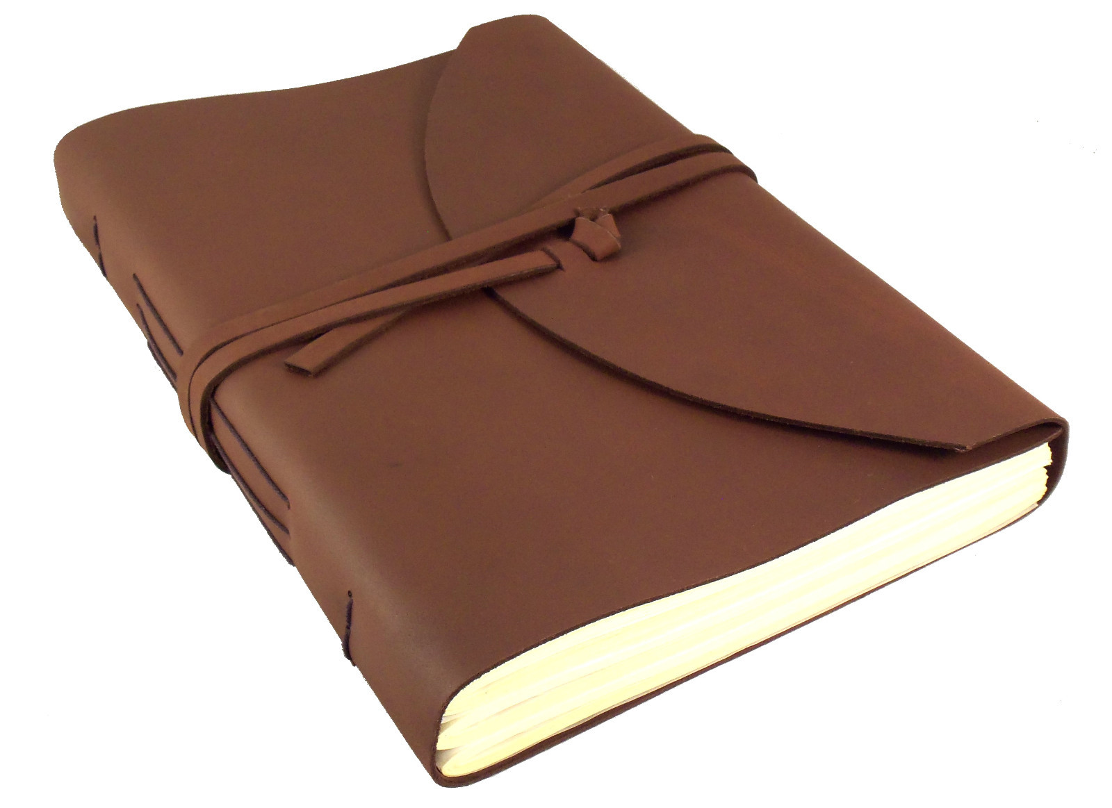 LARGE Leather Journal Notebook Sketchbook Scrapbook Diary Writers Book Handmade