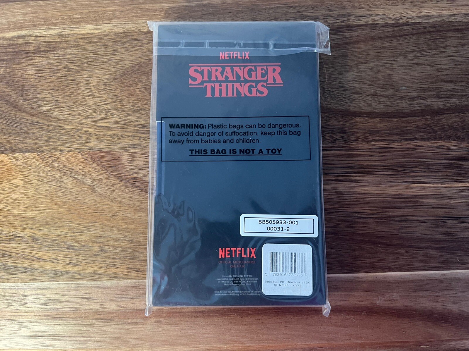New LEGO Stranger Things Notebook Sketch Book 5005933 VHS Design Limited Edition