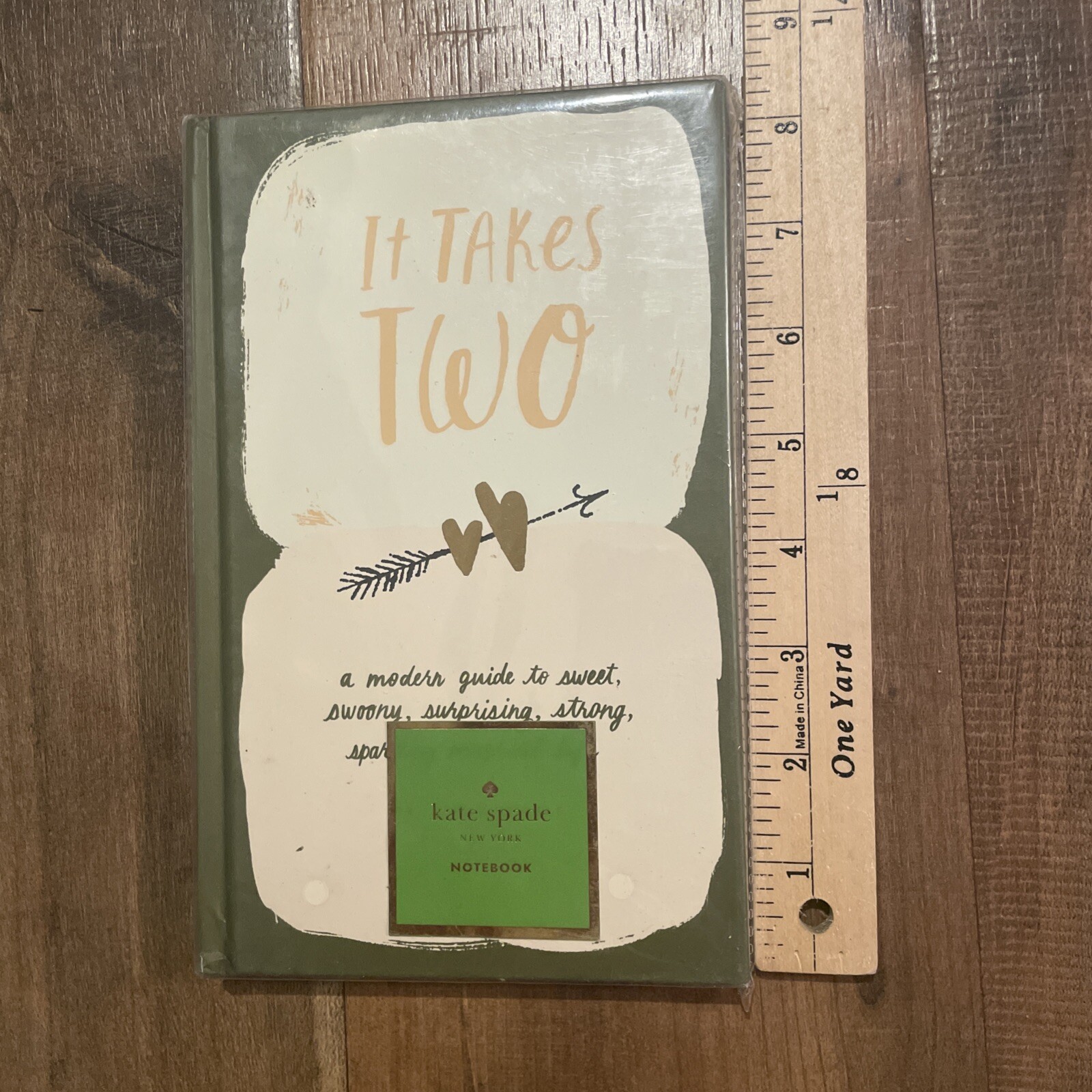 Kate Spade New York It Takes Two, Two Hearts Blush Notebook New!