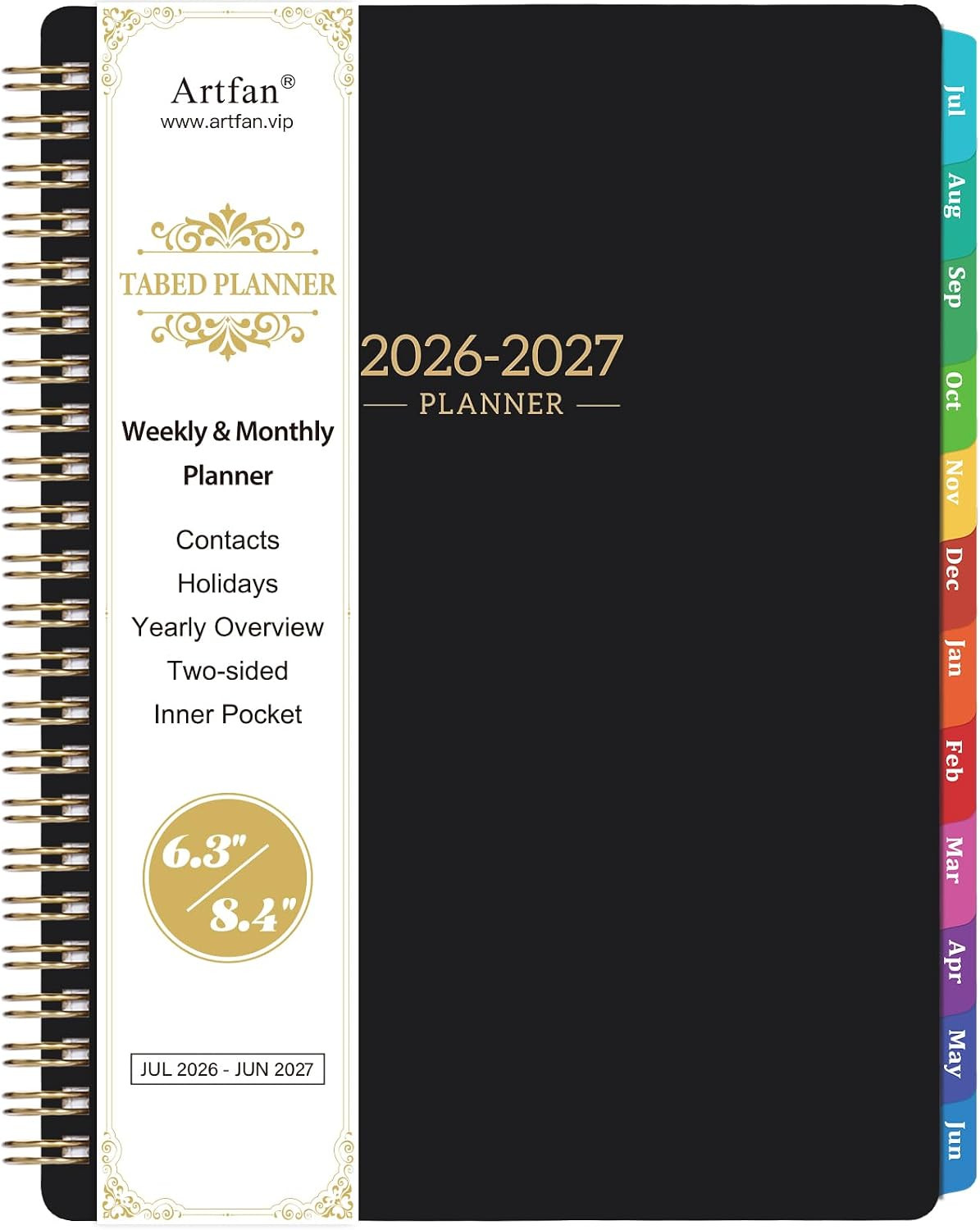 2026-2027 Planner – Planner/Calendar 2026-2027, Jul. 2026 – Jun. 2027, Weekly &