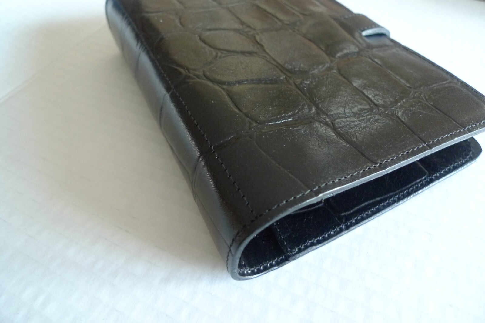 MULBERRY – A6 PLANNER & INSERTS -MADE @ UK – BLACK CONGO LEATHER – RARELY USED