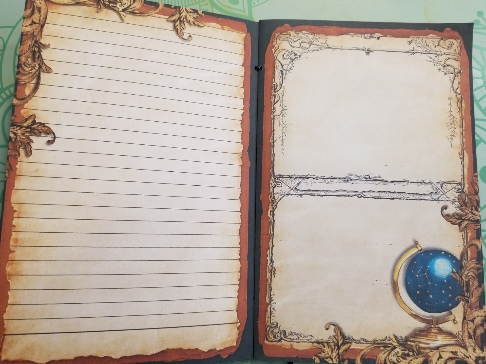 Junk Journal Booklet “MAGICAL NIGHT” Woodland HANDMADE Cards, Pockets + More!