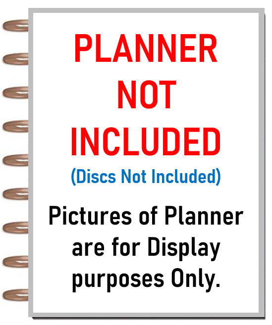 “Say Yes to New Adventures” Quote 2-Sided Dashboard for use with Happy Planner