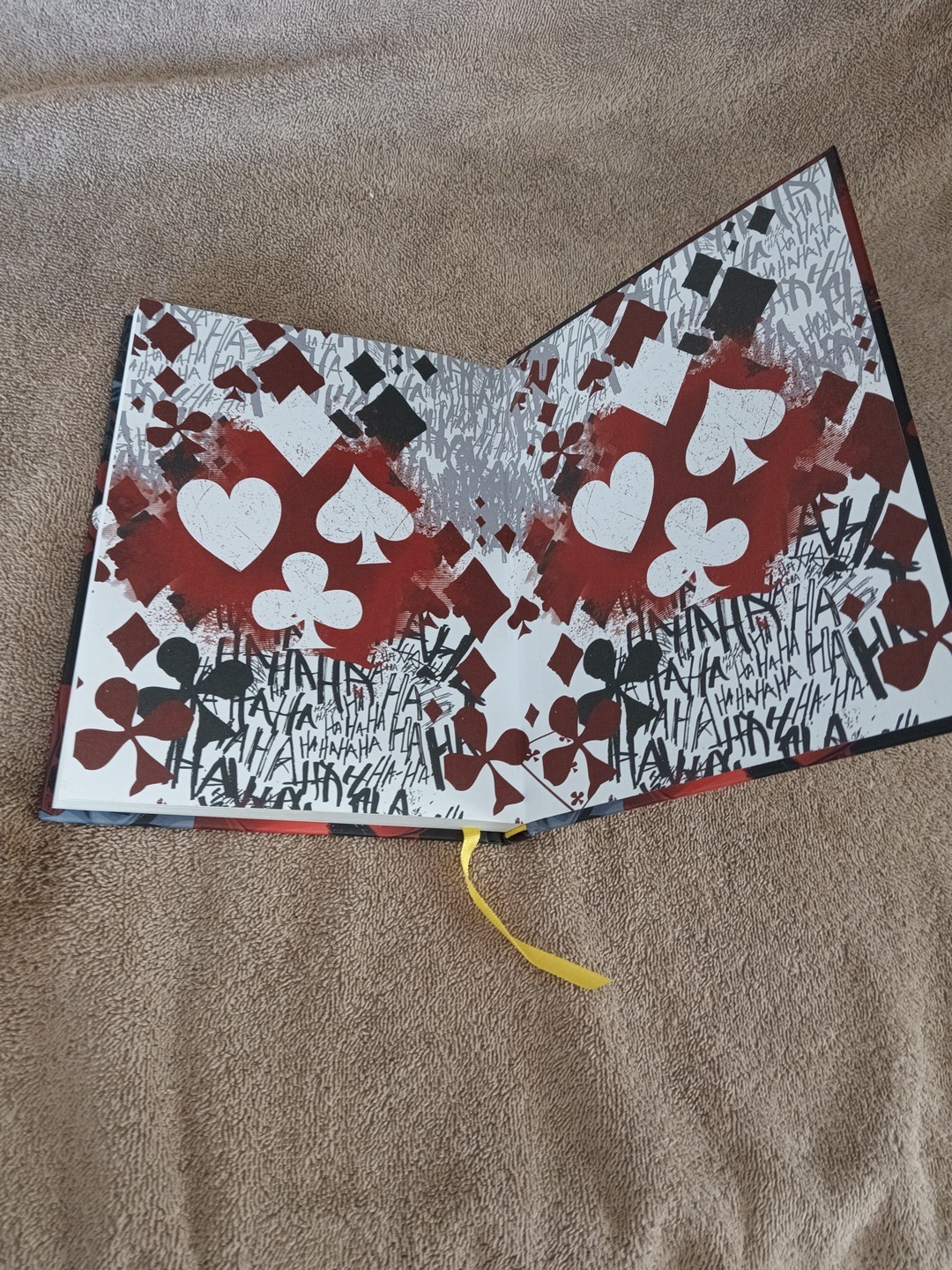 Harlequin Journal 6×8 With Yellow Ribbon