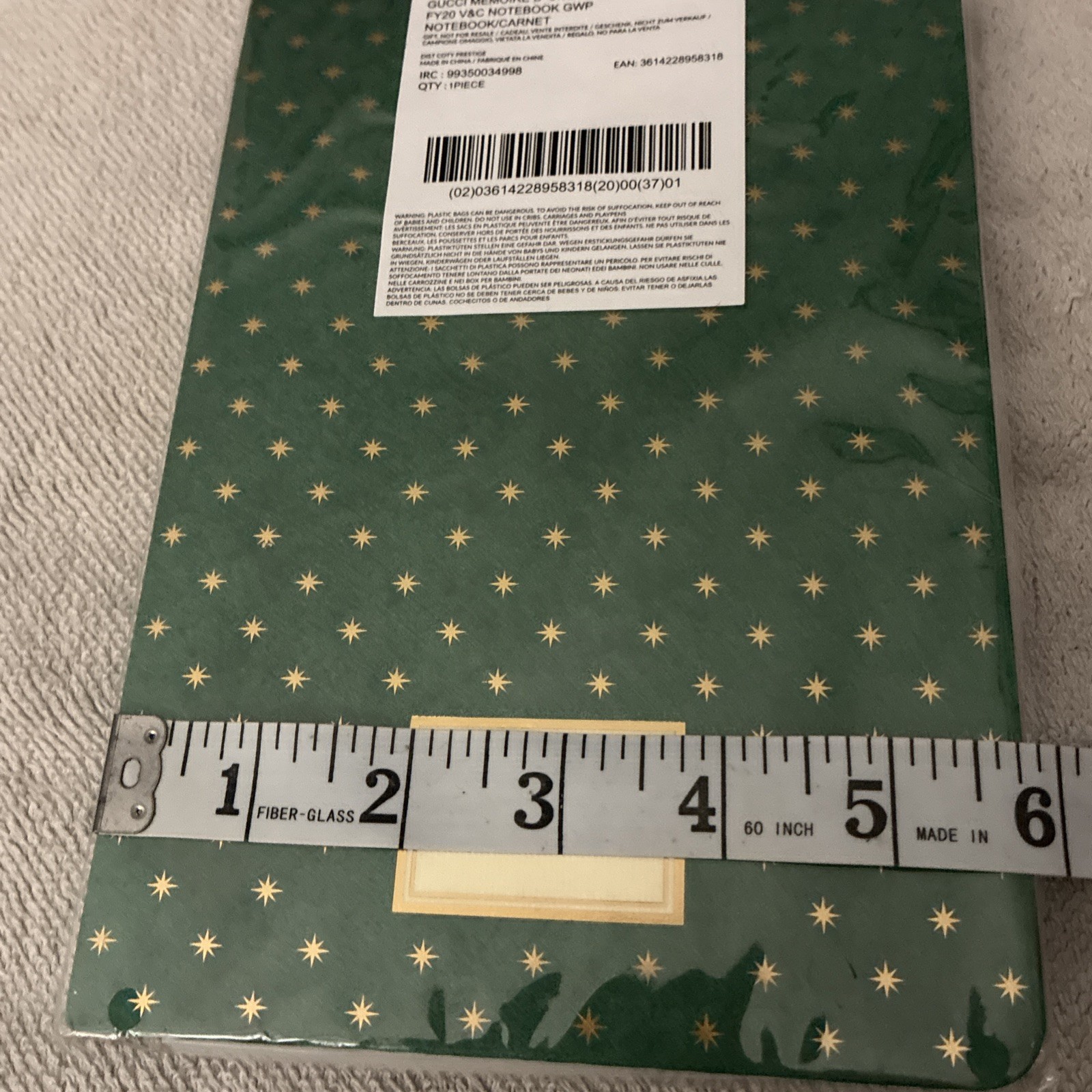 Gucci Limited Edition Memoire d’une Odeur Notebook Hardcover New & Rare