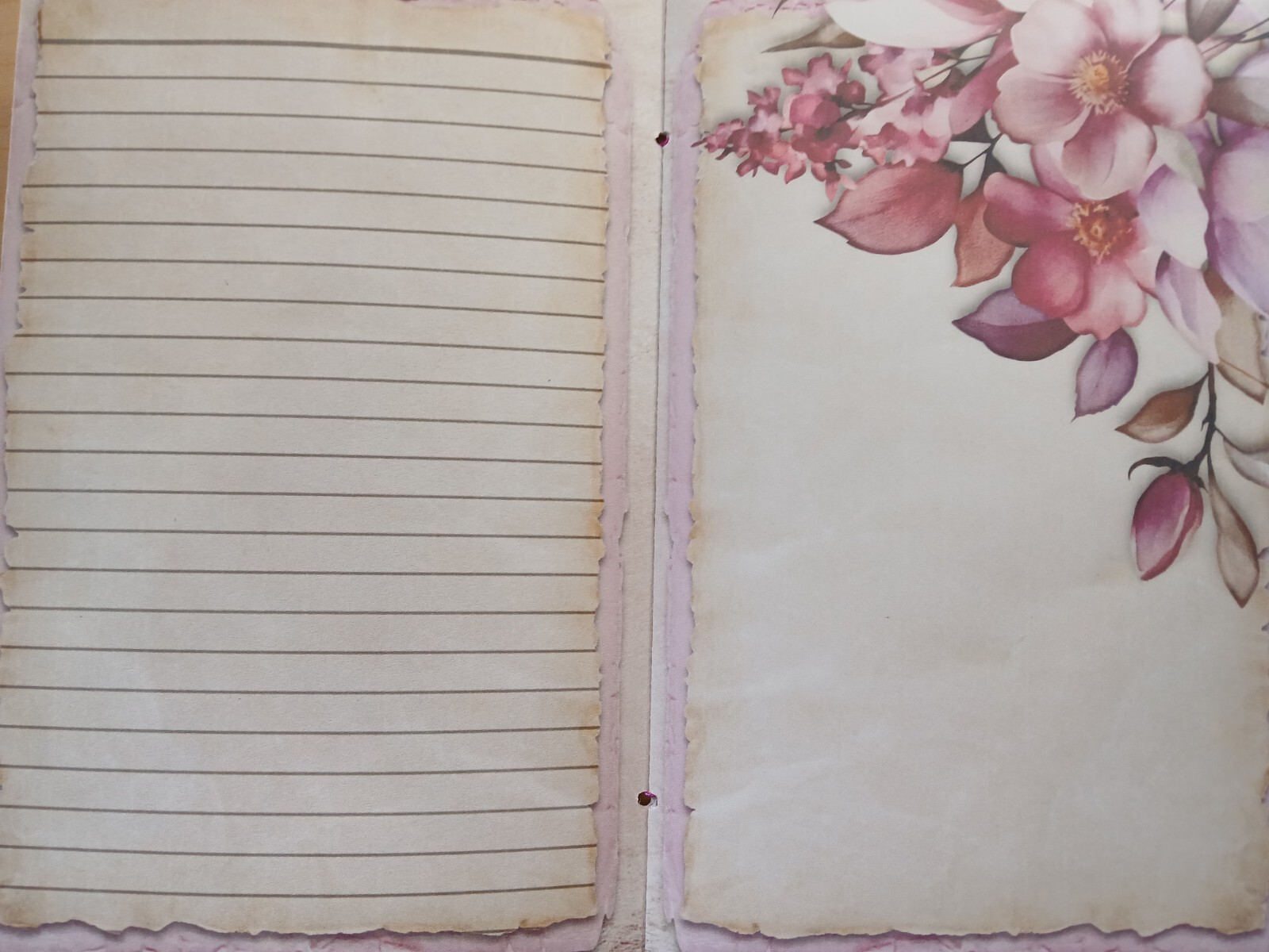 Junk Journal Booklet “Faith” Scripture Quotes Florals Ephemera, Cards, Pockets+
