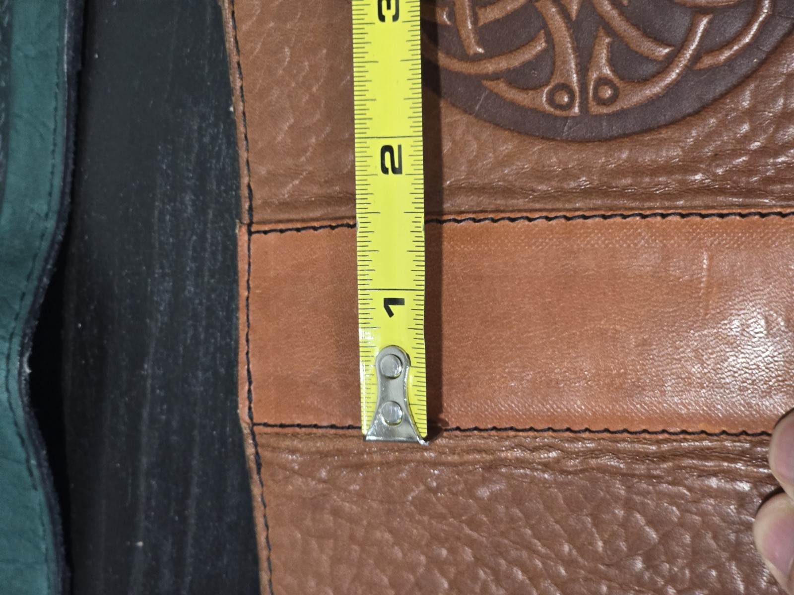 Oberon Leather Journal 5″ X 7″ Cover Celtic Motif Brown