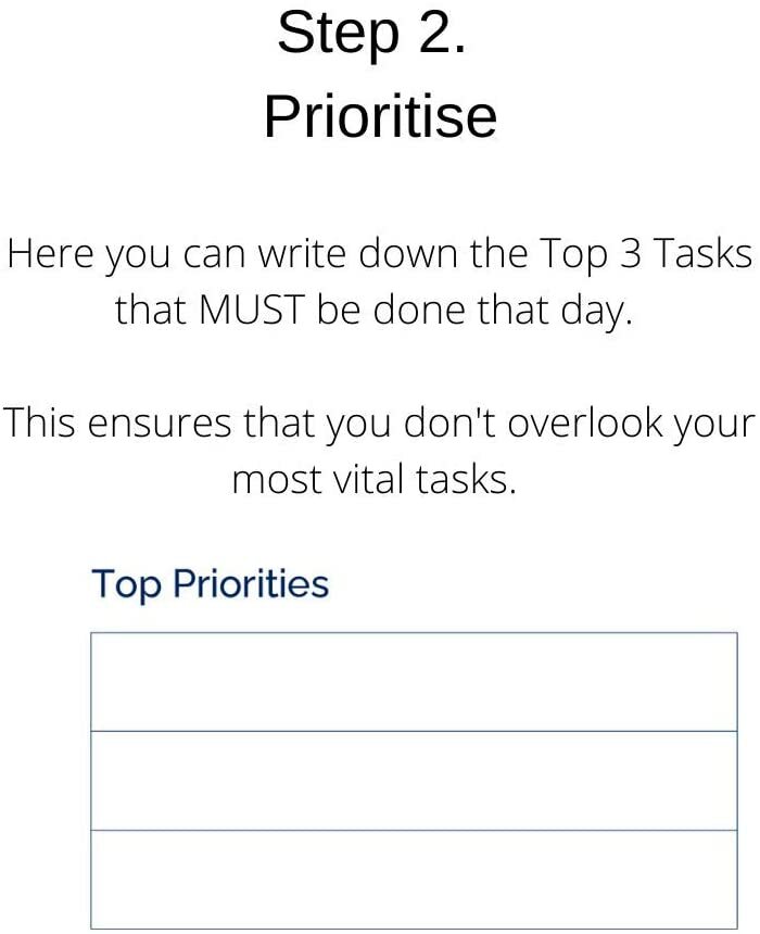 The Time Box Daily To Do List 2026 PDF File Only – Instant Email Delivery