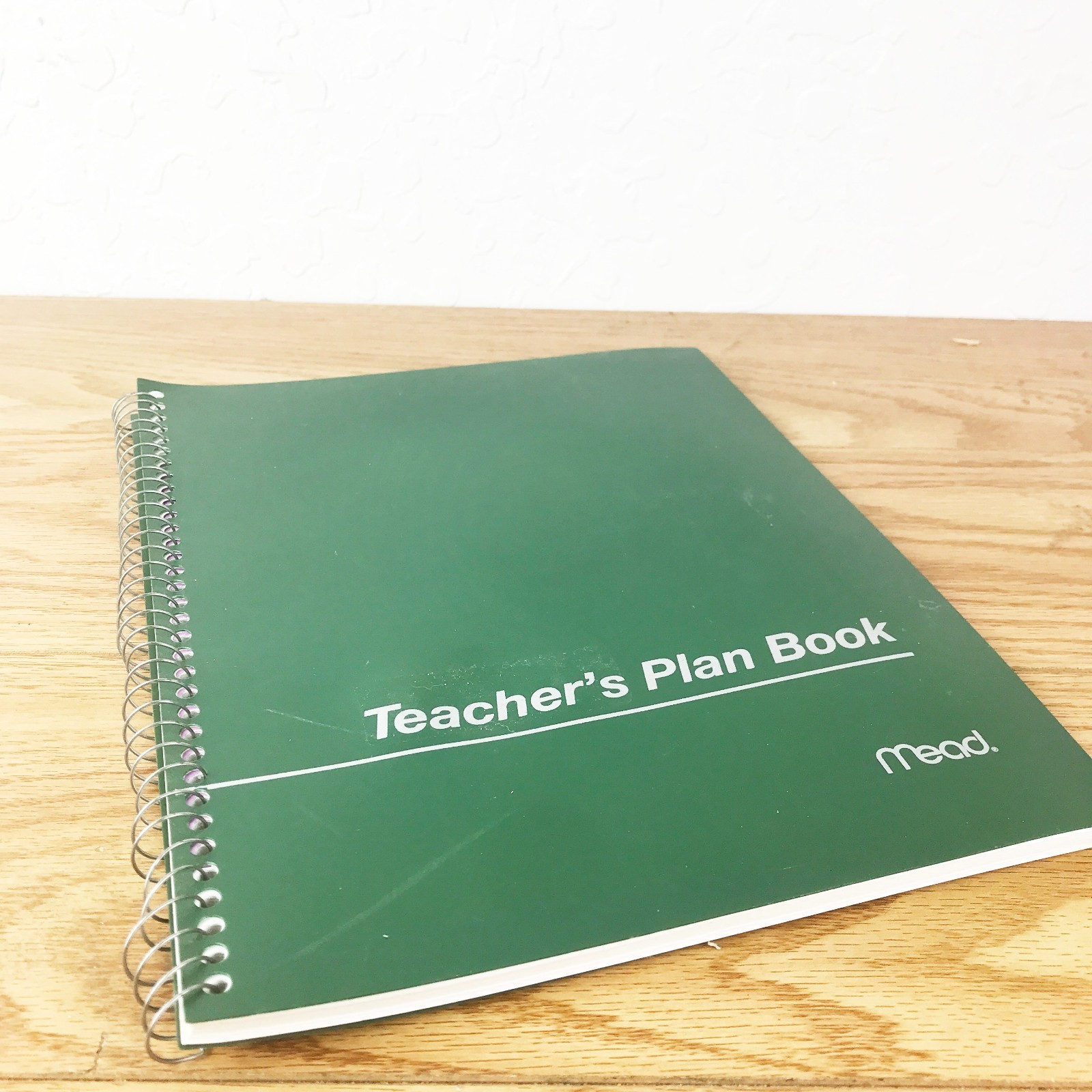 Mead Teacher’s Plan Book Green New