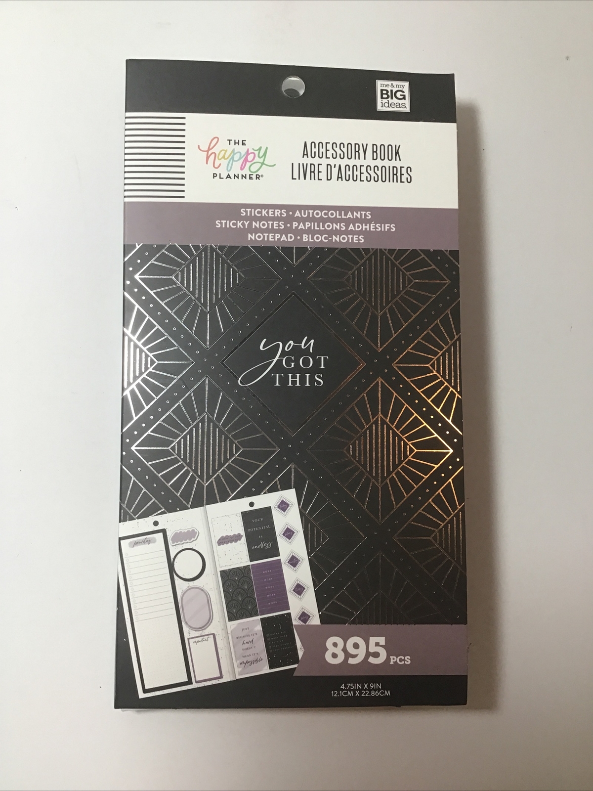 The Happy Planner YOU GOT THIS Theme Sticker book 895 pcs FREE Shipping! WOW!