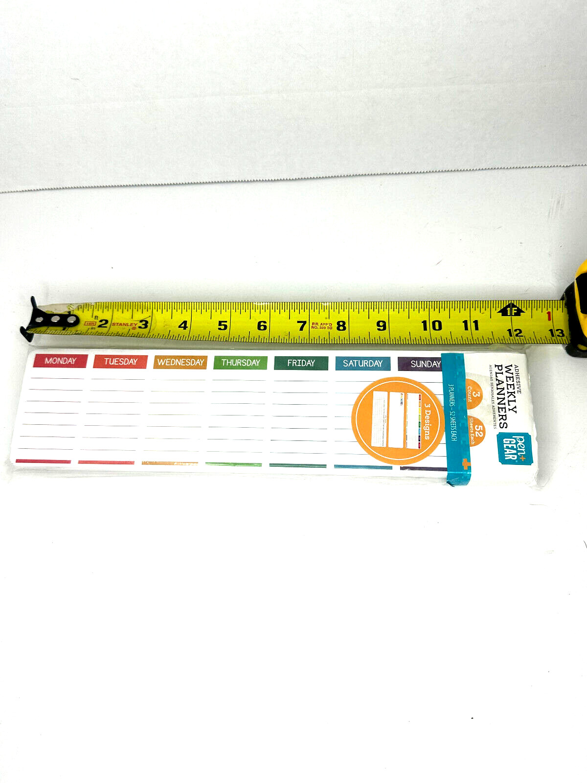 Pen and Gear Adhesive Weekly Planner 3 in 1 Pack 52 Each Different Designs