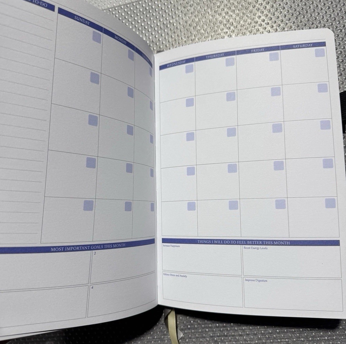 Legend Wellness Planner Journal Daily Food, Calorie,Activity Tracker W/ Stickers