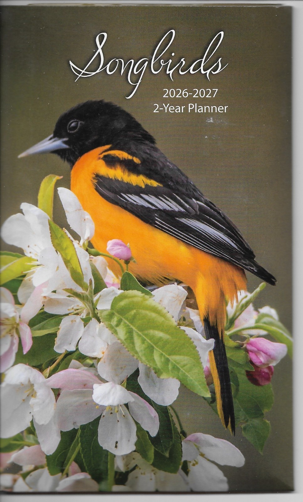 Pocket Calendar 2026-2027 Two Year Monthly Planner 3.5 x 6.5″ SONGBIRDS
