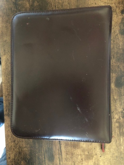 Stephen Covey Leather Bound Binder