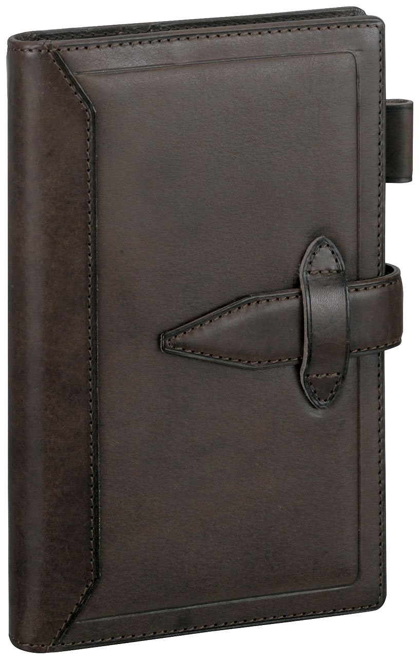 Reimei Fujii System Planner Da Vinci Roroma Classic Bible Dark Brown DB3011E