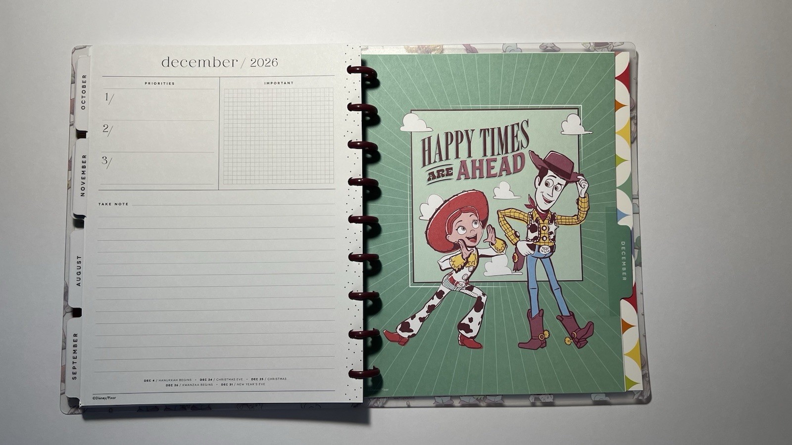 Happy Planner Disney Pixar Toy Story Large Weekly Monthly Planner 2025-2026 NEW
