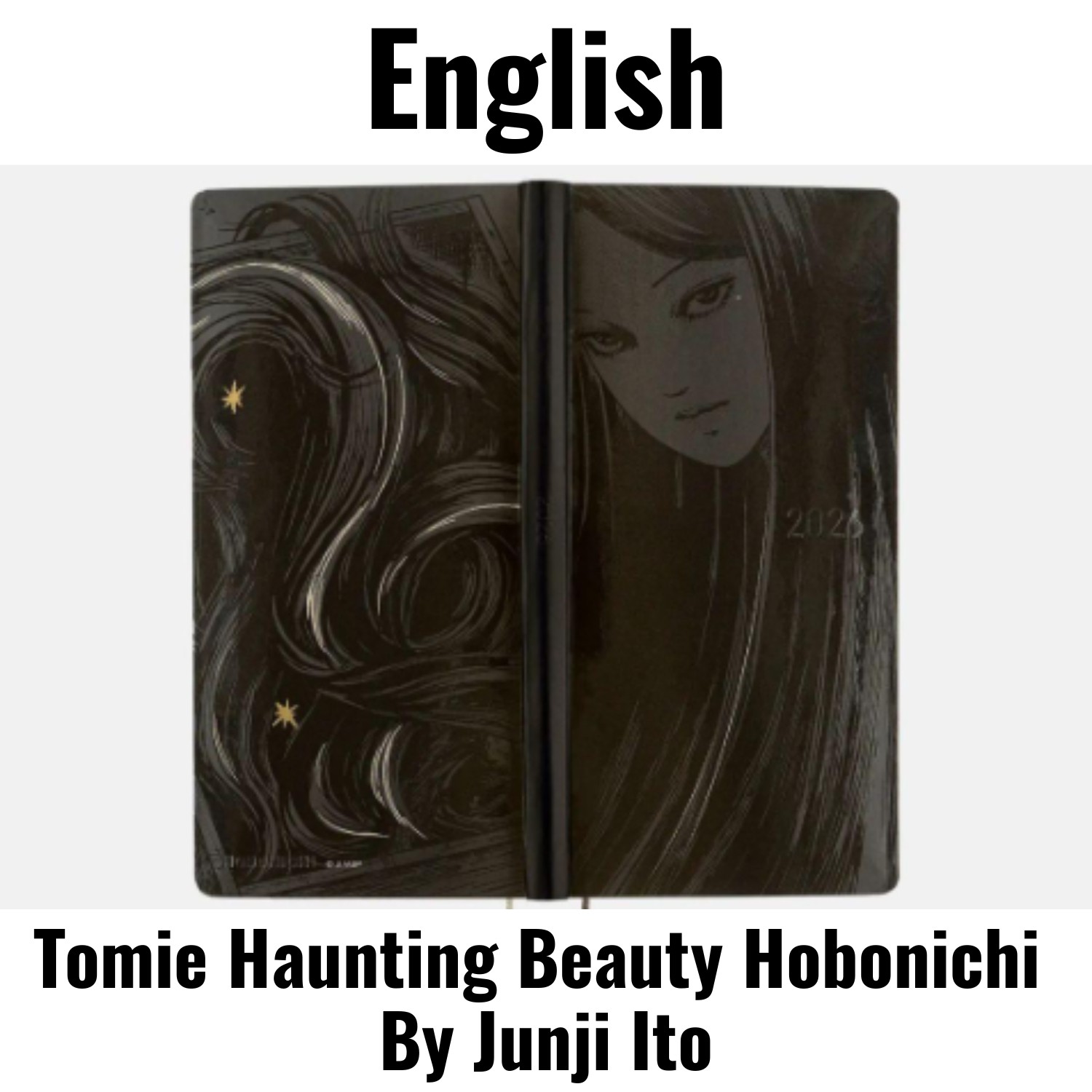 Hobonichi Techo 2026 Junji Ito Tomie Haunting Beauty English Edition