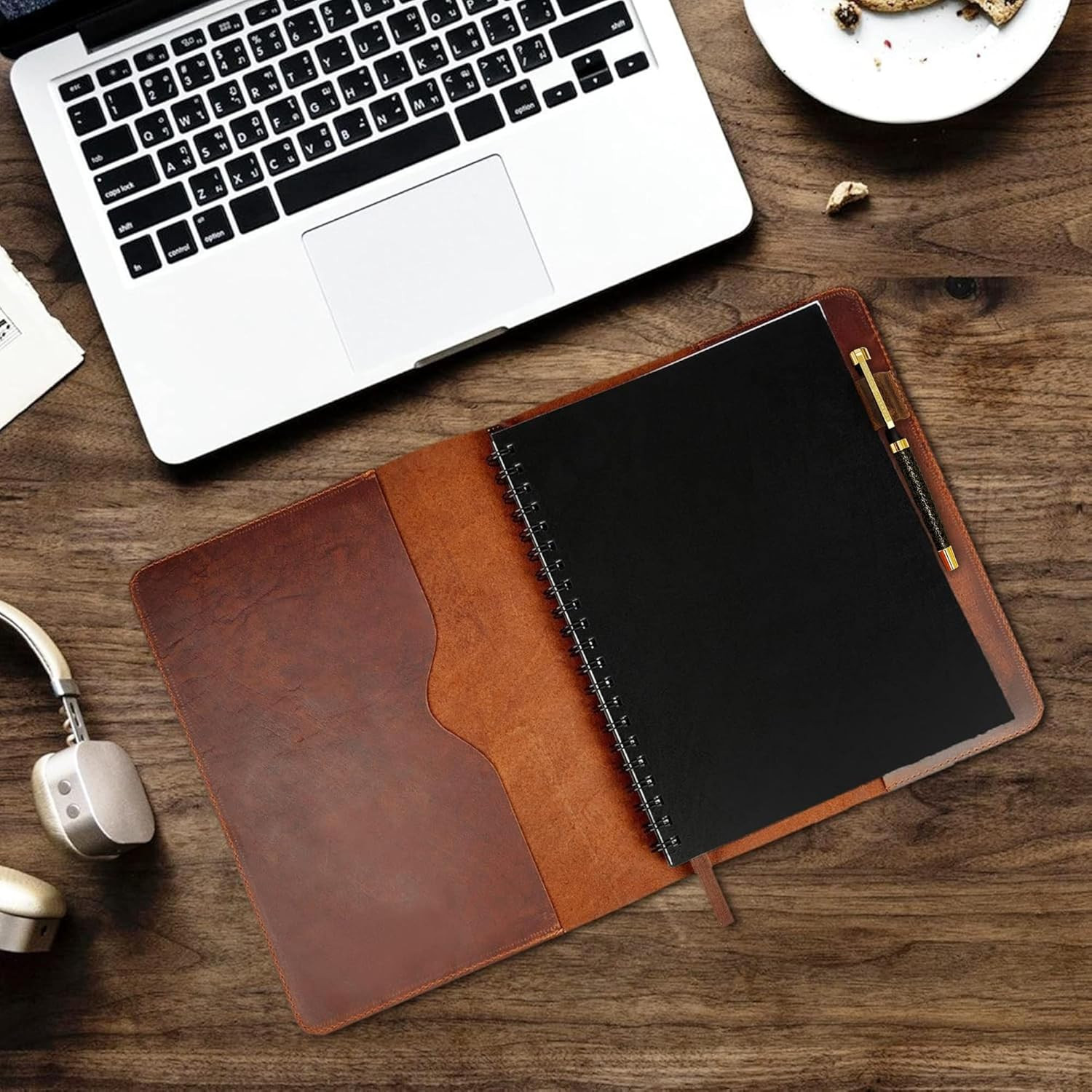 Heavy Duty Full Grain Leather Journal Cover (8.5 X 11 In.), Refillable Cahier XX