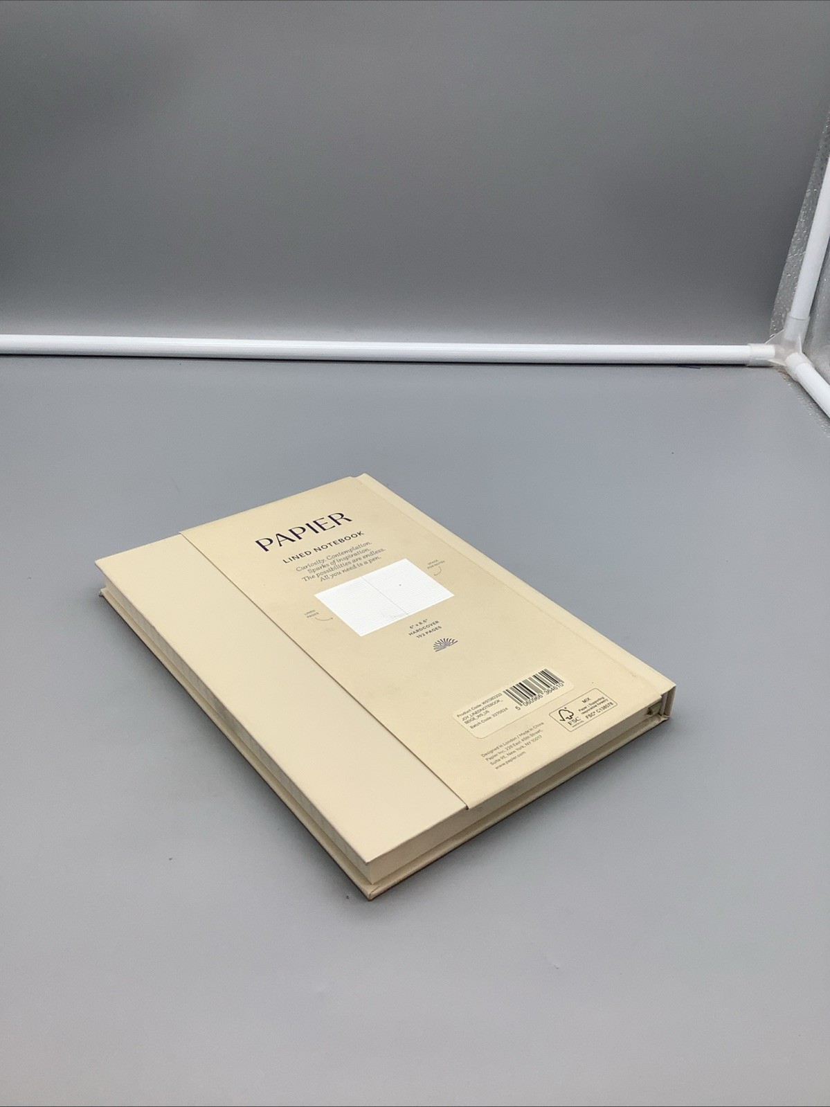 PAPIER – Plain Notebook “Notes & Thoughts” – Hardcover – GOOD Condition